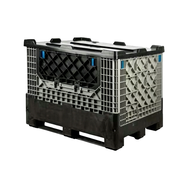 Caja de plástico sólida plegable para paletas B860