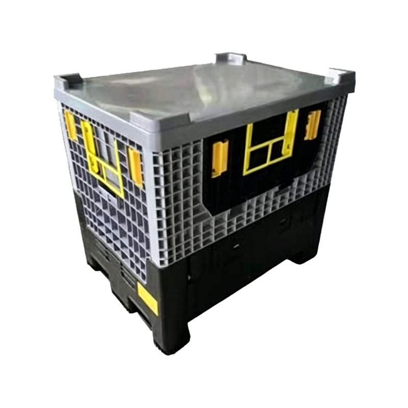 Caja de paletas de plástico de malla plegable C980B