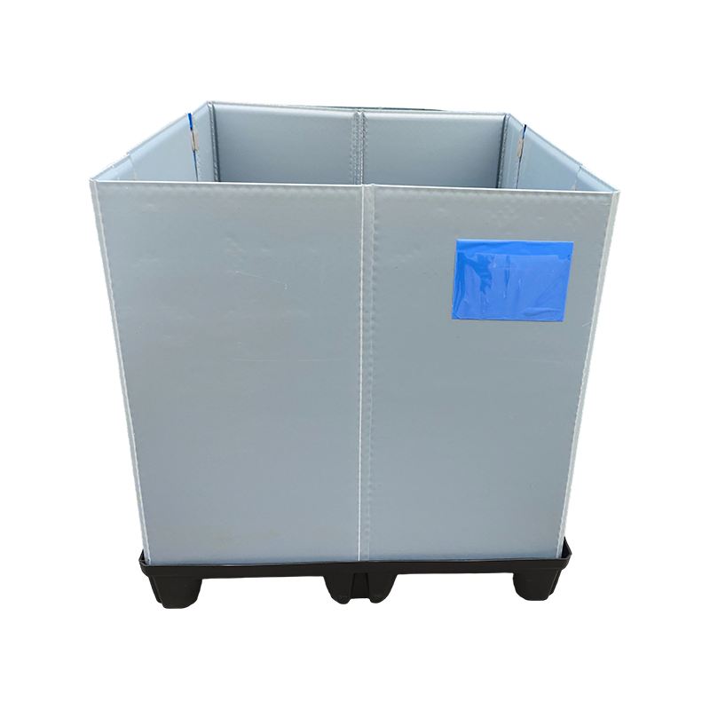 Caja de collar con panel de nido de abeja reutilizable para almacén y logística