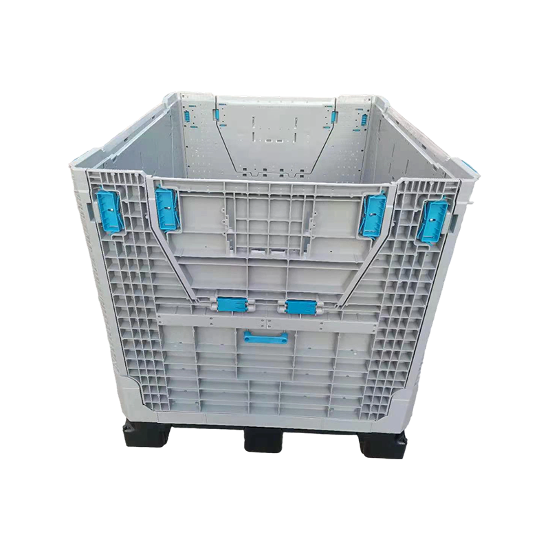 Contenedor de paletas plegable reutilizable resistente a impactos